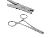 2,5 mm roestvrijstalen huidtang, 11 cm lang