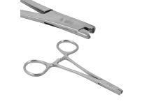 Roestvrijstalen pincet voor 4 mm huidtoepassing, 11 cm lang