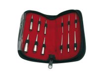 Set van 12 holle inbrengstaafjes van 1,2 tot 11 mm