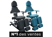 Zwarte hydraulische en modulaire fauteuil | Itc