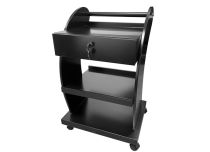 Desserte 3 plateaux noire 2nde vie | Itc